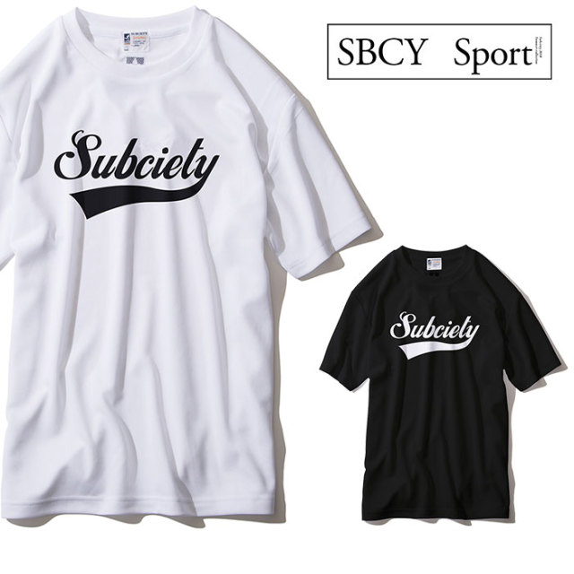 SUBCIETY SPORTS(サブサエティ スポーツ)　DRY TEE-GLORIOUS-　【2019SPRING新作】　【ドライTシャツ】　【113-40001】　