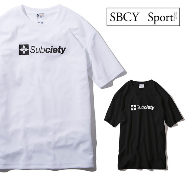 SUBCIETY SPORTS(サブサエティ スポーツ)　DRY TEE-THE BASE-　【ドライTシャツ】【定番 シンプル ストリート おしゃれ】　【2019SPR