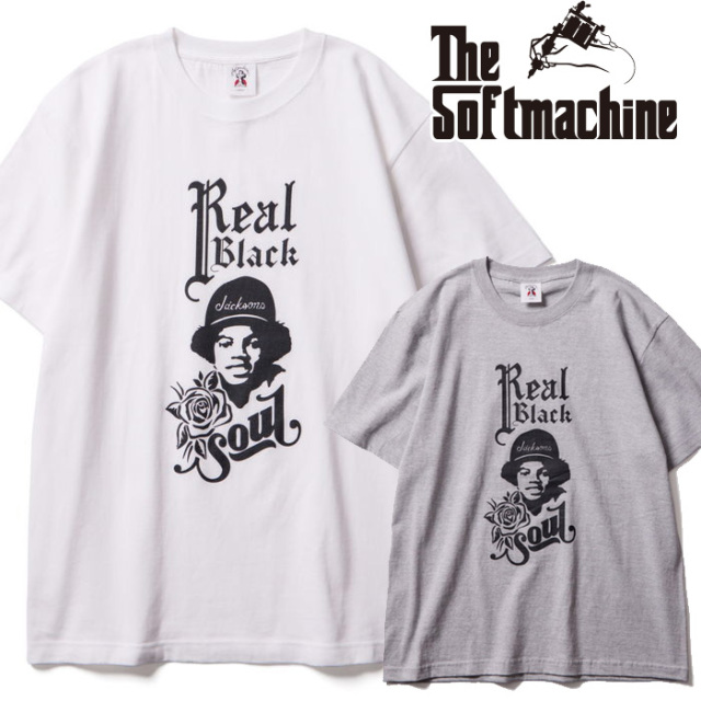 SOFTMACHINE (ソフトマシーン)　BEAT IT-T　【Tシャツ 半袖】【ホワイト グレー タトゥー】【2025 SUMMER VACATION】【お取り寄せ商