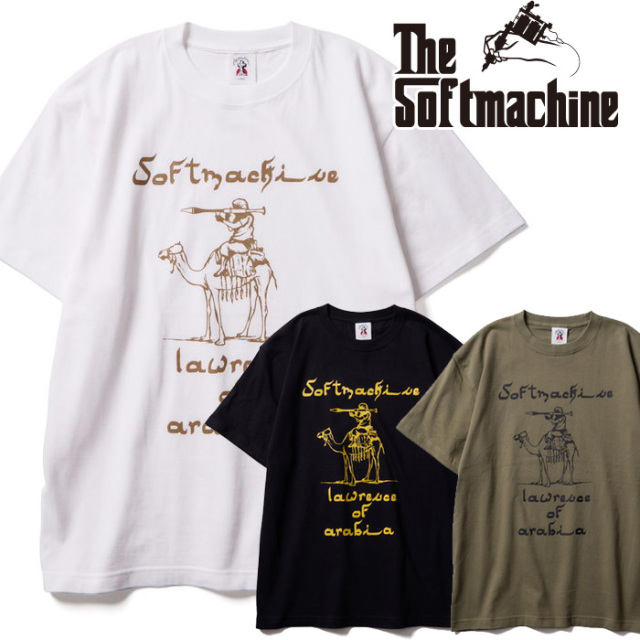 SOFTMACHINE (ソフトマシーン)　BETRAYAL-T　【Tシャツ 半袖】【ホワイト ブラック オリーブ タトゥー】【2025 SUMMER VACATION】【