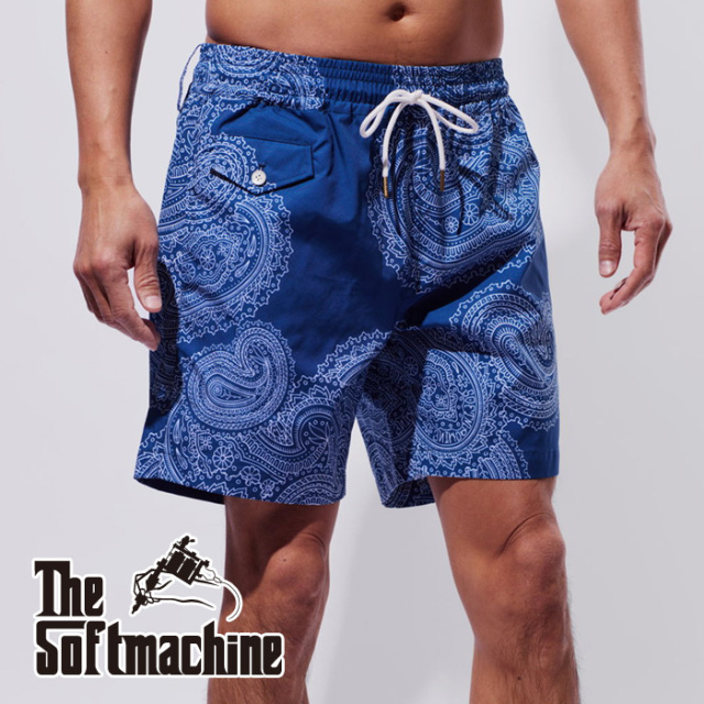 SOFTMACHINE (ソフトマシーン)　GENE SHORTS　【ショートパンツ】【ネイビー ブラック レッド タトゥー】【2025 SUMMER VACATION】【