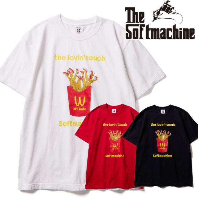 SOFTMACHINE (ソフトマシーン)　HOT LEGS-T　【Tシャツ 半袖】【ホワイト ブラック レッド タトゥー】【2025 SUMMER VACATION】【お