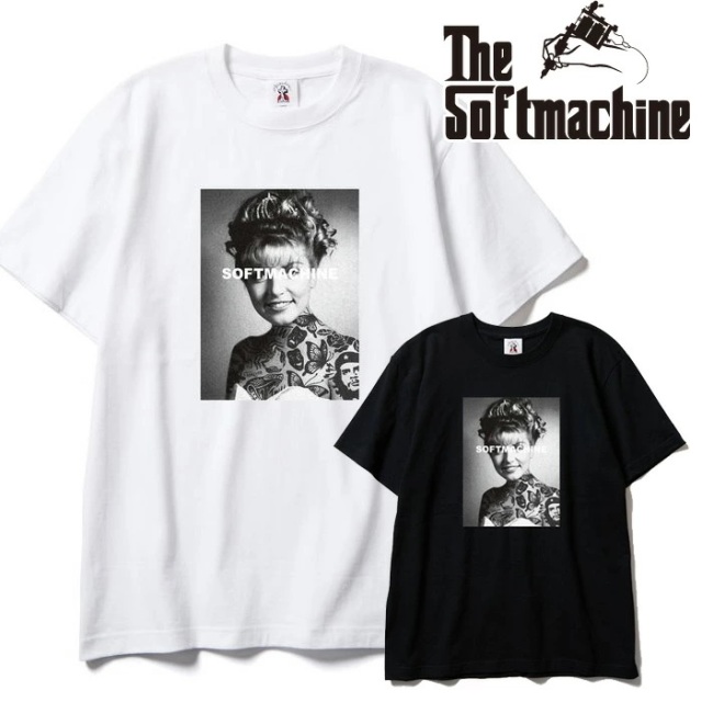 SOFTMACHINE (ソフトマシーン)　LAURA-T　【Tシャツ】【ホワイト ブラック  タトゥー】【2025 AUTUMN&WINTER 先行予約】【予約商品 