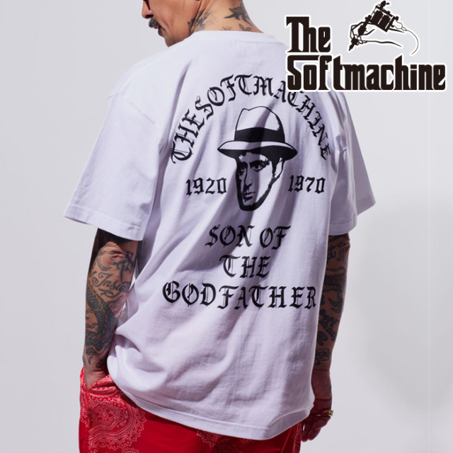 SOFTMACHINE (ソフトマシーン)　MICHAEL-T　【Tシャツ 半袖】【ホワイト ブラック タトゥー】【2025 SUMMER VACATION】【お取り寄せ