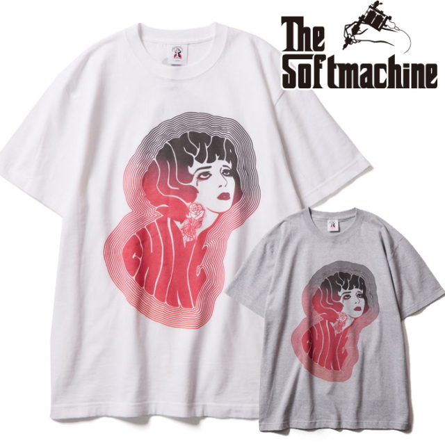 SOFTMACHINE (ソフトマシーン)　OBLIVION-T　【Tシャツ 半袖】【ホワイト グレー タトゥー】【2025 SUMMER VACATION 新作】