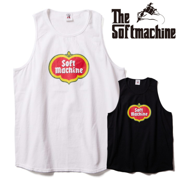 SOFTMACHINE (ソフトマシーン)　  POMODORO TANK　【タンクトップ】【ホワイト ブラック タトゥー】【2025 SUMMER VACATION 先行予約