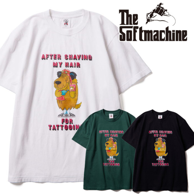 SOFTMACHINE (ソフトマシーン)　READY-T　【Tシャツ 半袖】【ホワイト ブラック グリーン タトゥー】【2025 SUMMER VACATION 新作】