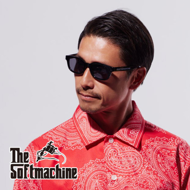 SOFTMACHINE (ソフトマシーン)　SINALOA GLASS (EYE WEAR)　【サングラス】【ブラック スモーク クリア タトゥー】【2025 SUMMER VAC