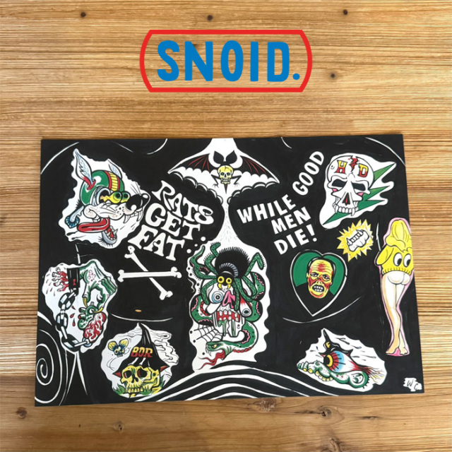 SNOID(スノイド)　RAT DIE POSTER　【ポスター A3】【RAT HOLE STUDIO】