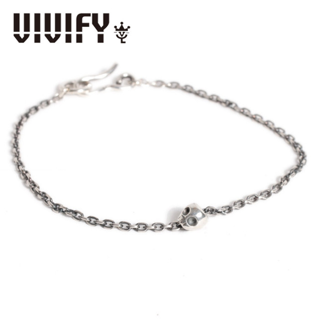 VIVIFY(ヴィヴィファイ)(ビビファイ)　Archive Skull Bead Bracelet　【VIVIFY ブレスレット】【VFB-224】【オーダーメイド ハンドメ
