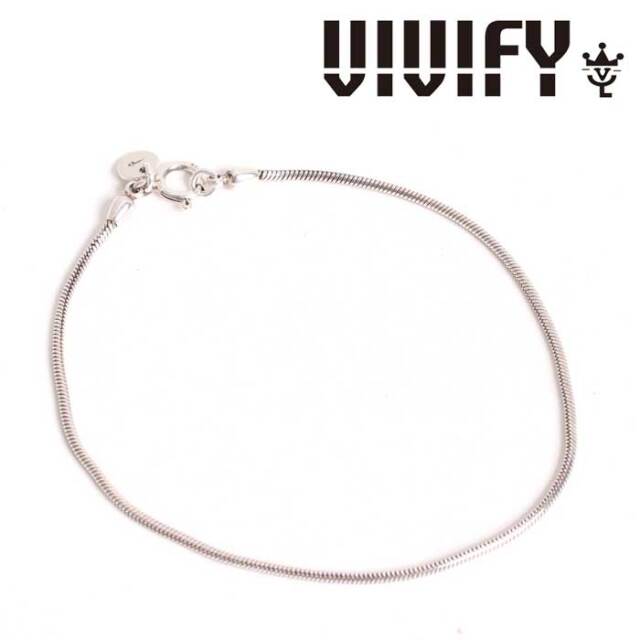 VIVIFY(ヴィヴィファイ)(ビビファイ)　Snake Chain Thin Bracelet　【VIVIFY ブレスレット】【VFBL-002】【オーダーメイド ハンドメ
