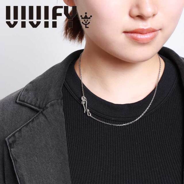 VIVIFY(ヴィヴィファイ)(ビビファイ)　Hallmarks Clasp Chain 2.0 (45cm) /4C(4面カット）　【VIVIFY ネックレス】【VFC-033】【オー