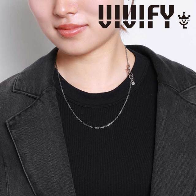 VIVIFY(ヴィヴィファイ)(ビビファイ)　Hallmarks Clasp Chain 2.0 (50cm) /4C(4面カット）　【VIVIFY ネックレス】【VFC-034】【オー
