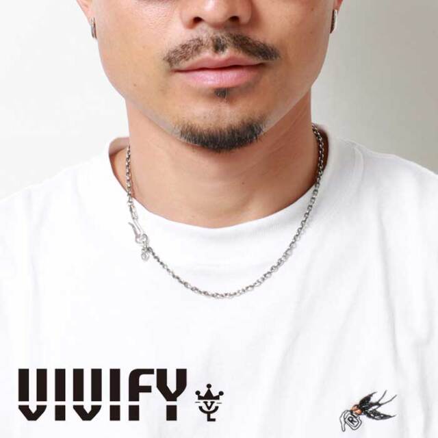 VIVIFY(ヴィヴィファイ)(ビビファイ)　Hallmarks Clasp Chain 3.4 (45cm)　【VIVIFY ネックレス】【VFC-039】【オーダーメイド ハン