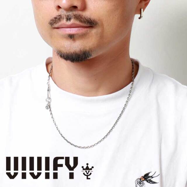 VIVIFY(ヴィヴィファイ)(ビビファイ)　Hallmarks Clasp Chain 3.4 (50cm) /4C(4面カット)　【VIVIFY ネックレス】【VFC-042】【オー