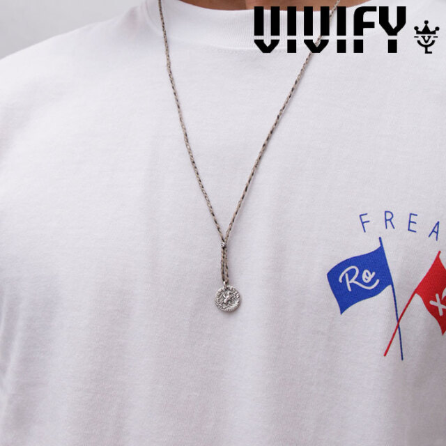 VIVIFY(ヴィヴィファイ)(ビビファイ)　Braid Ancient Coin Necklace　【VIVIFY ネックレス】【VFN-303】【オーダーメイド ハンドメイ