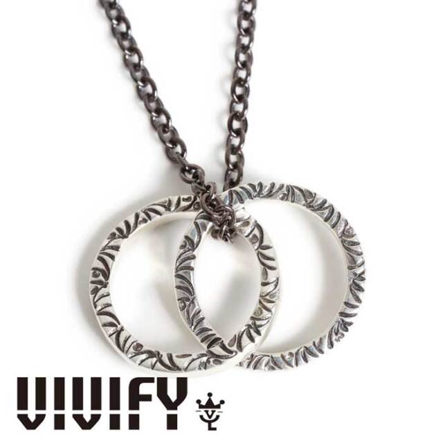 VIVIFY(ヴィヴィファイ)(ビビファイ)　Side Arabesque Twin Link Glasses Holder Necklace(M)　【VIVIFY ネックレス】【VFN-315】【