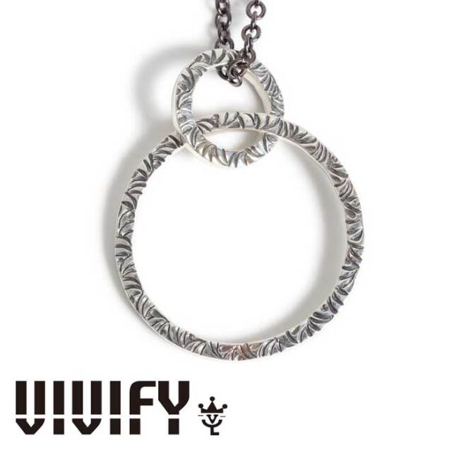 VIVIFY(ヴィヴィファイ)(ビビファイ)　Side Arabesque Twin Link Glasses Holder Necklace(L)　【VIVIFY ネックレス】【VFN-317】【