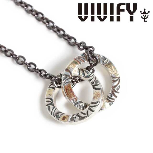 VIVIFY(ヴィヴィファイ)(ビビファイ)　Side Arabesque Twin Link Glasses Holder Necklace(S)w/gold　【VIVIFY ネックレス】【VFN-31