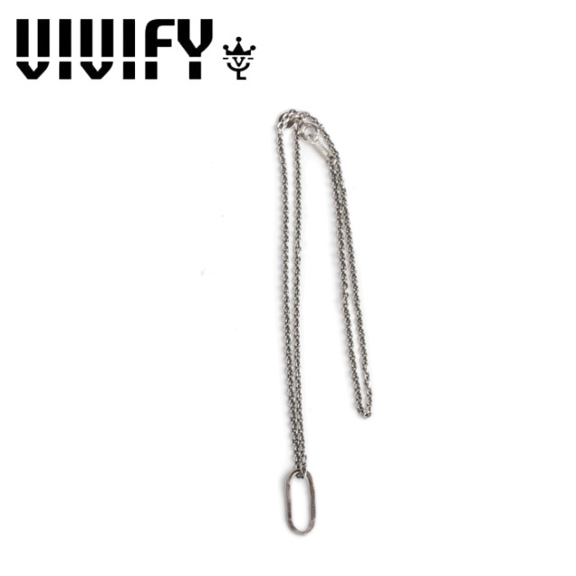 VIVIFY(ヴィヴィファイ)(ビビファイ)　Hammered Rectangle Top Necklace　【VIVIFY ネックレス】【VFNL-005】【オーダーメイド ハン