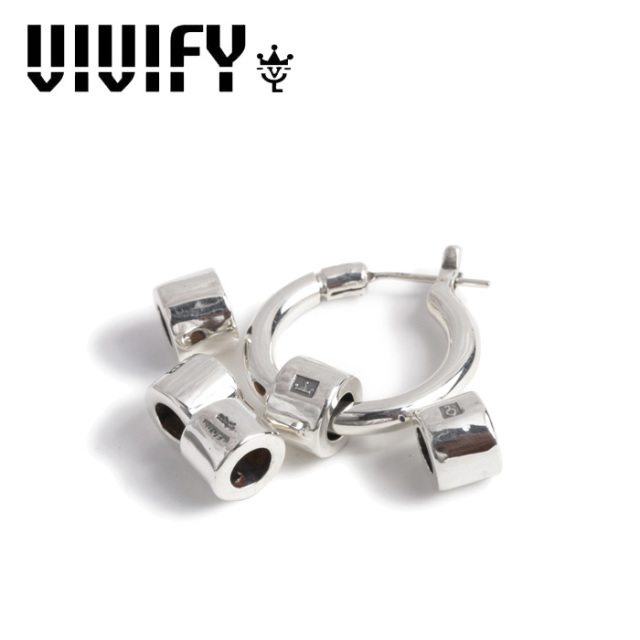 VIVIFY(ヴィヴィファイ)(ビビファイ)　Solid Silver Beads /Large Cylinder　【VIVIFY ビーズ ペンダントヘッド】【VFO-120bp】【オ