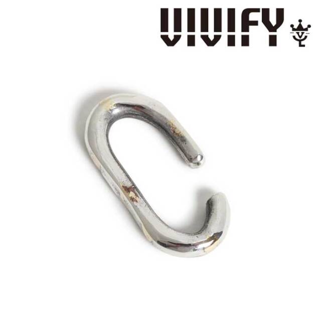 VIVIFY(ヴィヴィファイ)(ビビファイ)　Oval ear cuffs w/gold　【VIVIFY イヤーカフ】【VFPL-015】【オーダーメイド ハンドメイド 受