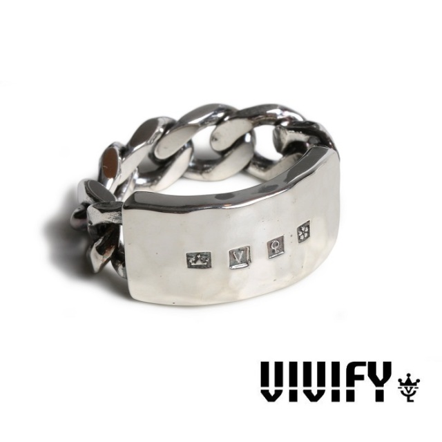 VIVIFY(ヴィヴィファイ)(ビビファイ)　Hallmarks ID Ring/ Mirror Finish　【VIVIFY リング】【VFR-149】【オーダーメイド ハンドメ