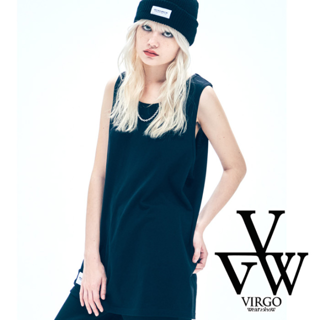 VIRGOwearworks (ヴァルゴウェアワークス)  　Virgers tank pack3　【タンクトップ 2枚組 ホワイト ブラック】【VG-CUT-505】【2025 