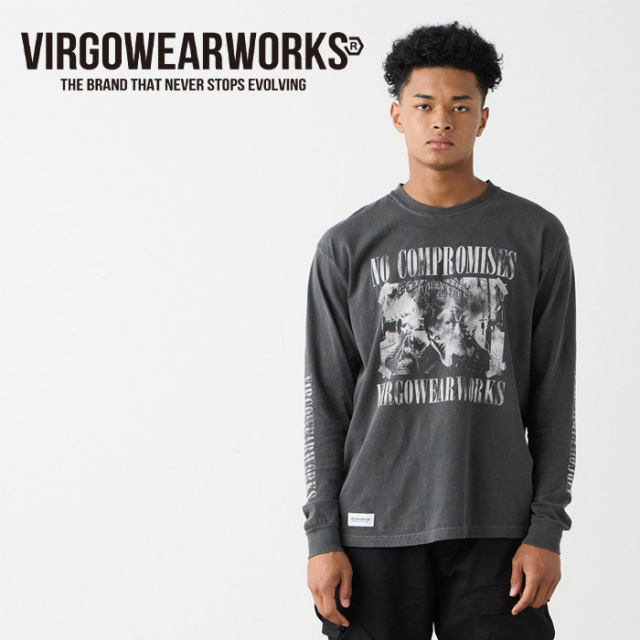 VIRGOwearworks (ヴァルゴウェアワークス)  　VINTAGE RAGE L/S　【ロングスリーブTシャツ】【VG-LSPT-106】【2025 AUTUMN&WINTER】