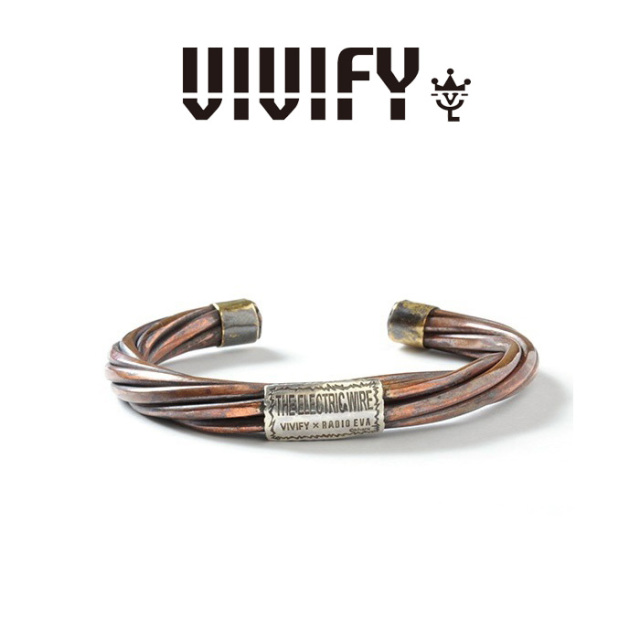 VIVIFY(ヴィヴィファイ）　[VIVIFY x RADIO EVA] Cable Bangle　【オーダーメイド 受注生産】【キャンセル不可】　【vivify バングル