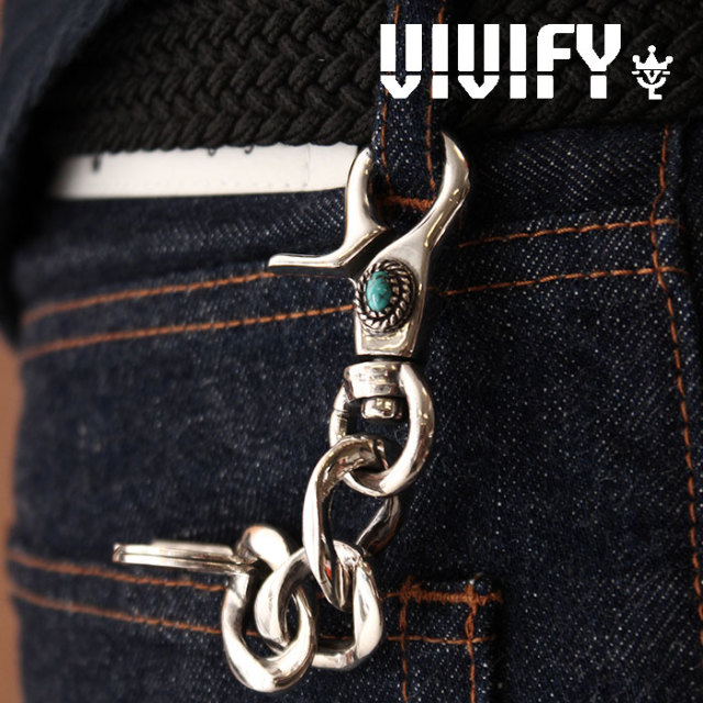 VIVIFY(ヴィヴィファイ）　NativeStyle SwivelHook FlatLink KeyChain　【予約商品】【キャンセル不可】　【職人の完全手作業による