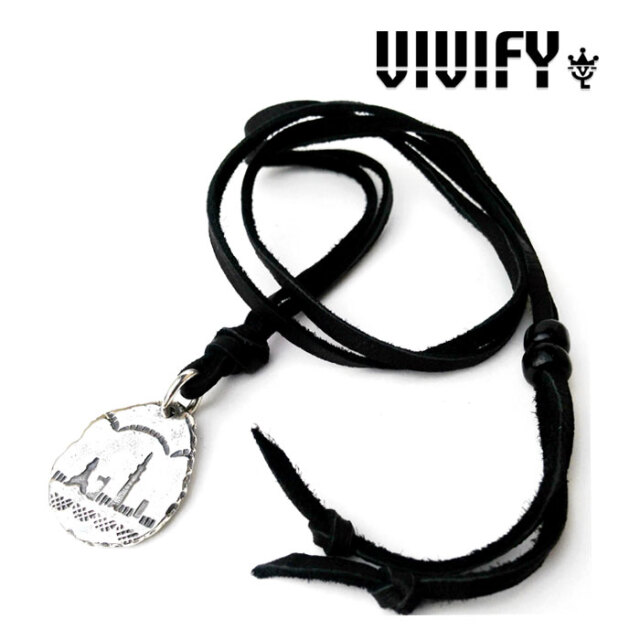 VIVIFY(ヴィヴィファイ）　VIVIFY TownScape Plate Necklace/街、雨（恵み） 　【オーダーメイド 受注生産】【キャンセル不可】　【