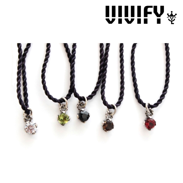 VIVIFY(ヴィヴィファイ）　Simple Stone Necklace　【オーダーメイド 受注生産】【キャンセル不可】【VIVIFY ネックレス】【VFN-240