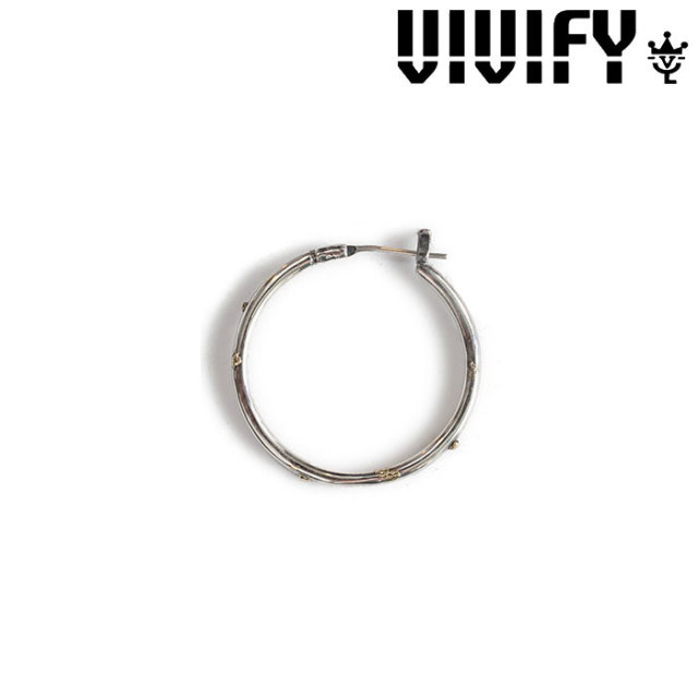 VIVIFY(ヴィヴィファイ)(ビビファイ) 　Hoop Pierce（XL）w/gold　【オーダーメイド受注生産】【キャンセル不可】　【VIVIFY フープ
