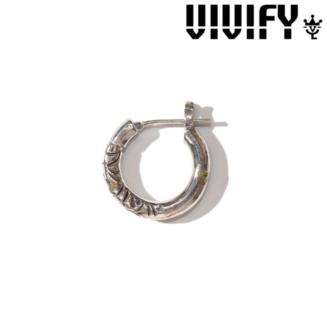 VIVIFY(ヴィヴィファイ)(ビビファイ) 　Arabesupue Hoop Pierce（M）3mm body w/gold　【オーダーメイド受注生産】【キャンセル不可