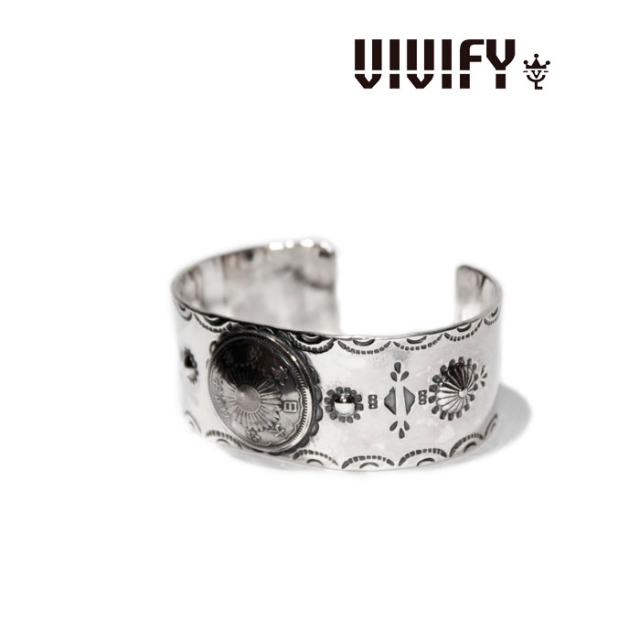 VIVIFY(ヴィヴィファイ）　Japanese Old Coin Tokyo-Tominzoku Bangle /富士山,雫etc.　【送料無料】【職人の完全手作業による逸品】