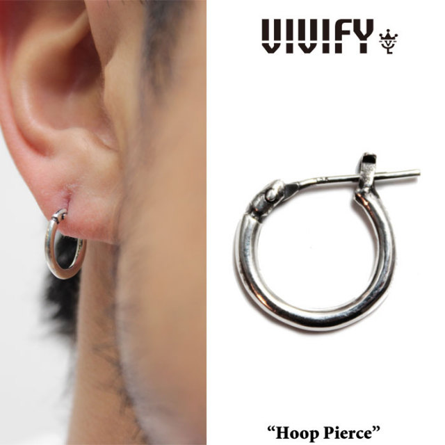 VIVIFY(ヴィヴィファイ)(ビビファイ)　Hoop Pierce(S)　【フープ ピアス】【シルバー】【VFP-096】【即発送可能】　