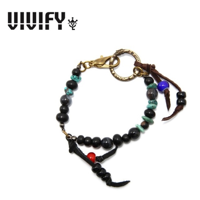 VIVIFY(ヴィヴィファイ）　Agate ＆ Buffalo Horn Bracelet　【オーダーメイド 受注生産】【キャンセル不可】　【ブレスレット】　