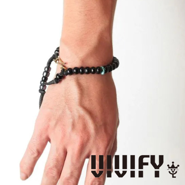 VIVIFY(ヴィヴィファイ）　Good Luck White Hearts Bracelet　【オーダーメイド 受注生産】【キャンセル不可】　【vivify ブレスレッ