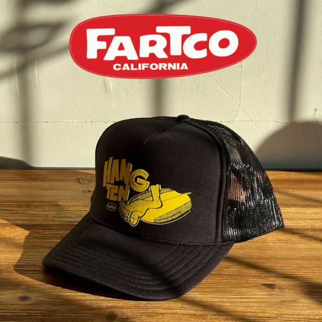 FARTCO INC. 　HANG 10 TRUCKER CAP　【キャップ 帽子】【ファートコー NICK Anaheim California】【カリフォルニア・アナハイム】　