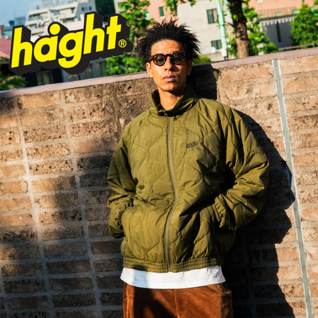 HAIGHT (ヘイト)　QUILTING TRACK JACKET　 【ジャケット】【HTAW-252001】　【2025 AUTUMN & WINTER 新作】