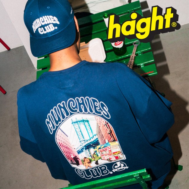 HAIGHT (ヘイト)　MUNCHIES.C LS Tee ft. J’s Vendor　 【Tシャツ 長袖】【HTJV-251001】　【2025 AUTUMN & WINTER 新作】【J’s Vend