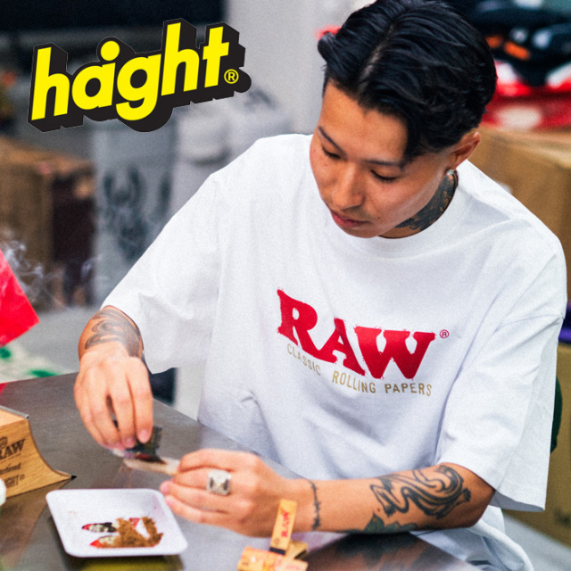 HAIGHT (ヘイト)　RAW × Interbreed × HAIGHT　CLASSIC LOGO Tee　 【Tシャツ 半袖】【HTRW-251001】　【HAIGHT×RAW×Interbreedコラ