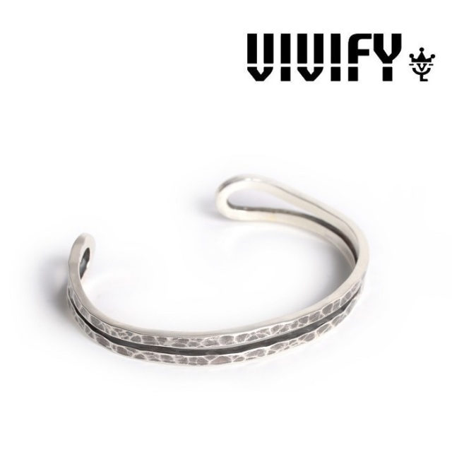 VIVIFY(ヴィヴィファイ)(ビビファイ)　Loopin' Bangle/ Hammered finish　【VIVIFY バングル】【メンズ レディース】【VFB-194】【オ