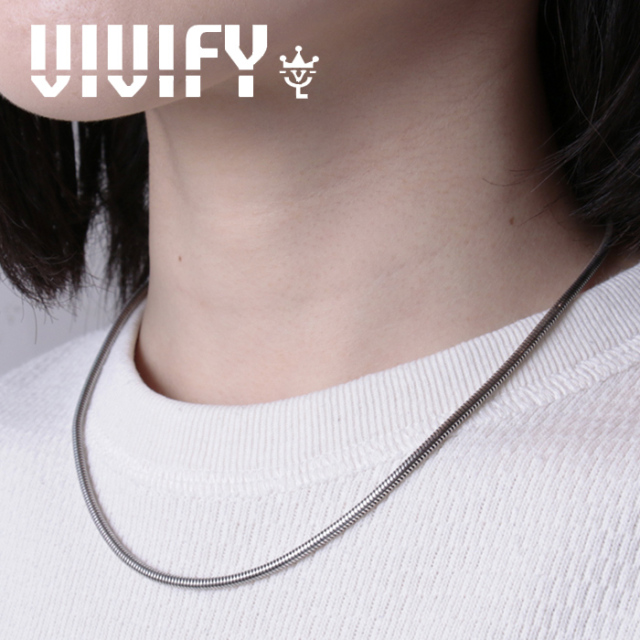 VIVIFY(ヴィヴィファイ)(ビビファイ)　Herringbone Chain Necklace　【VIVIFY ネックレス】【VFCL-001】【オーダーメイド ハンドメイ