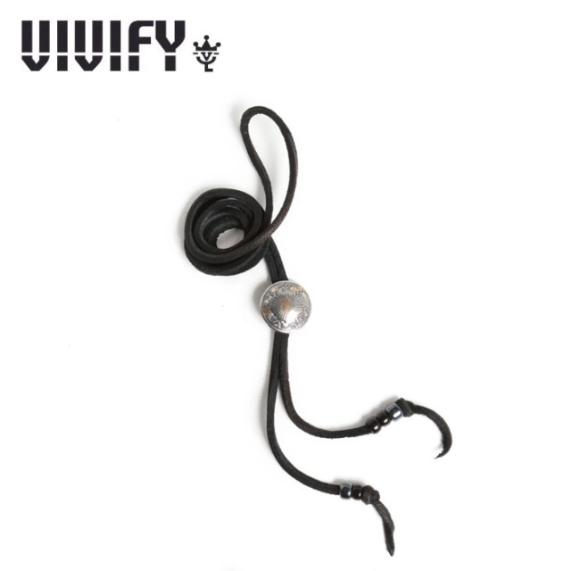 VIVIFY(ヴィヴィファイ)(ビビファイ)　Phoenix 50 Sen Coin Loop Tie w/gold　【ループタイ】【VFN-335】【オーダーメイド ハンドメ