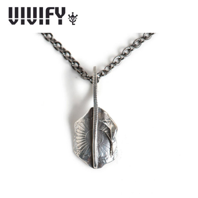 VIVIFY(ヴィヴィファイ)(ビビファイ)　Phoenix 50 Sen Coin Feather Necklace　【ネックレス】【VFN-338】【オーダーメイド ハンドメ