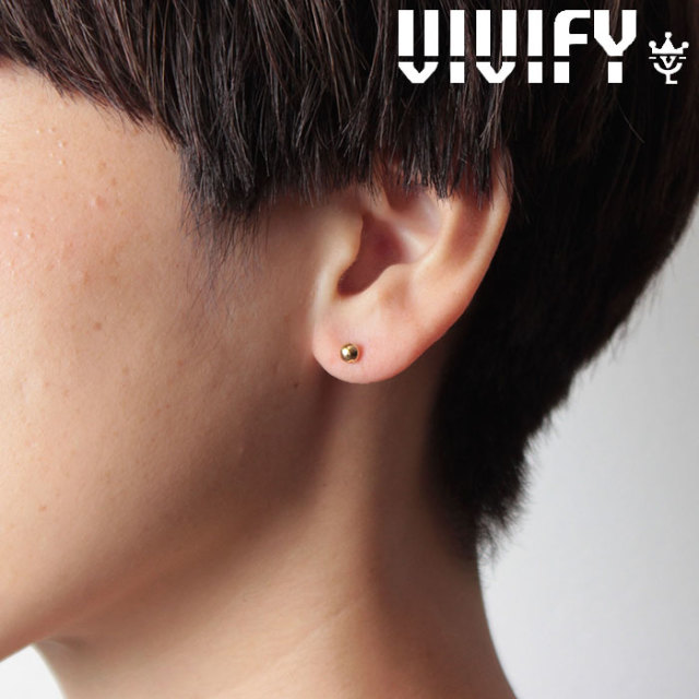 VIVIFY(ヴィヴィファイ)(ビビファイ)　K18gold dot Pierce（M）　【オーダーメイド 受注生産】【キャンセル不可】　【レディース 女