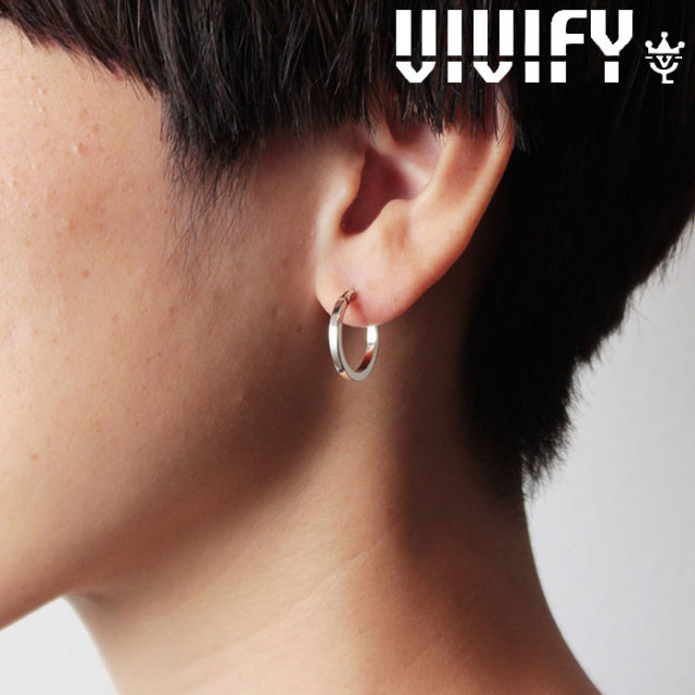 VIVIFY(ヴィヴィファイ)(ビビファイ)　SquareLine Hoop Pierce　【VIVIFY ピアス】【VFP-245】【オーダーメイド 受注生産】【キャン