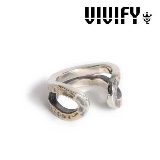 VIVIFY(ヴィヴィファイ)(ビビファイ)　Loopin' Ear cuff/Hammered finish w/gold　【VIVIFY イヤーカフ】【VFP-292】【オーダーメイ
